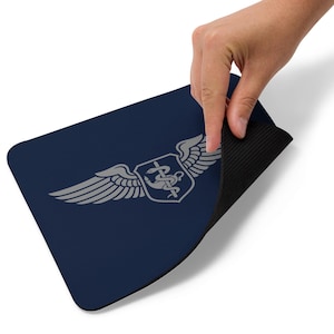 Insignia básica de enfermera de vuelo de la USAF / Alfombrilla de ratón para evacuación aeromédica de la USAF
