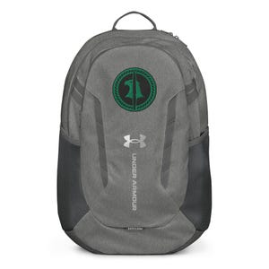 CIA Green Badger Emblem – Covert Ops Intelligence Patch | Spy Agency Collectible, Special Ops Badge Embroidered Under Armour® Backpack