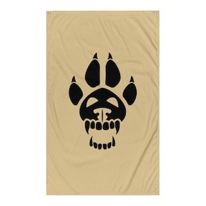 K-9 hundförare emblem flagga