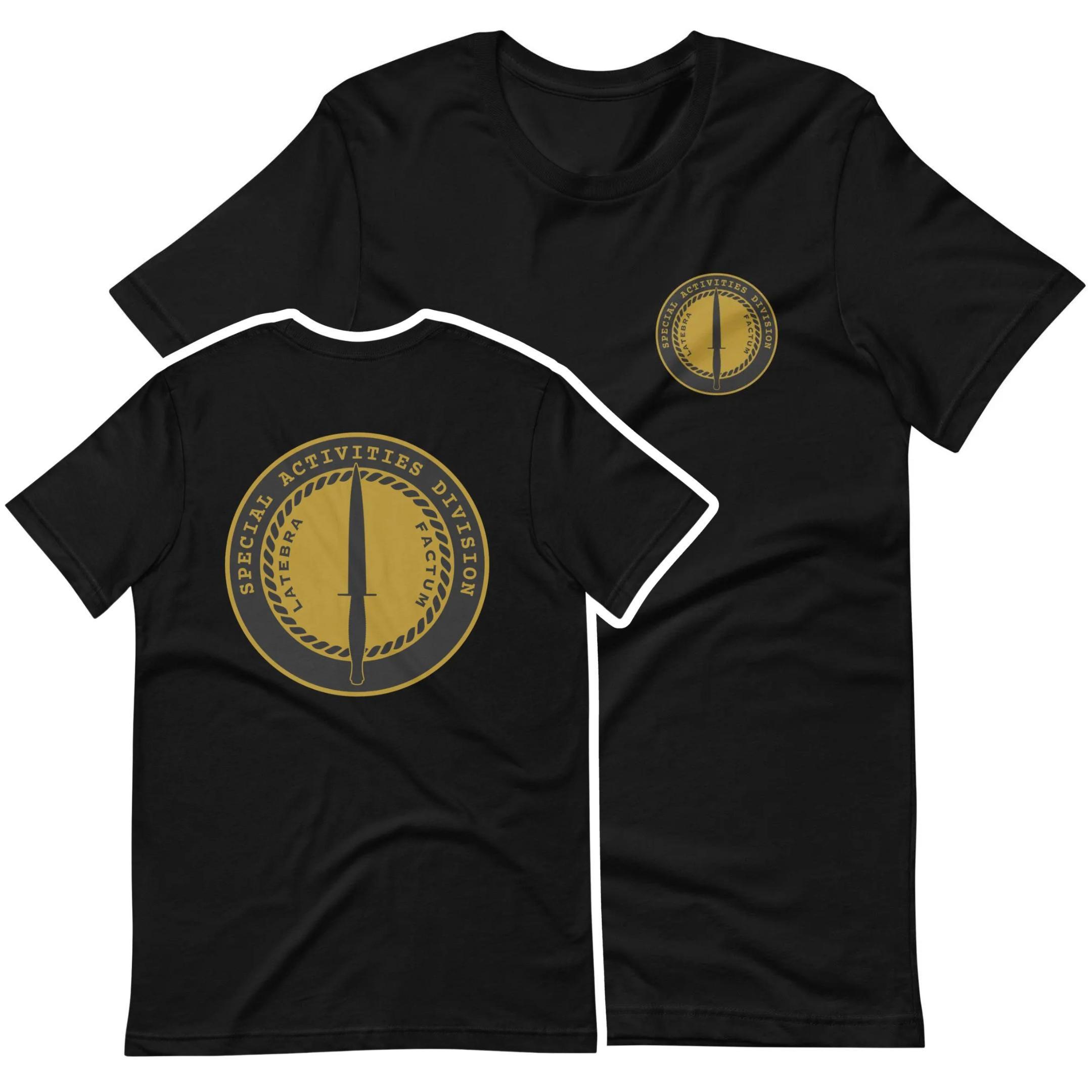 CIA Special Agent Unisex T-Shirt - Clandestine Ops Graphic Tee, Sport Grey, Cotton/Poly Blend (S-5X) - View #10