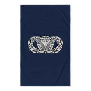 Insignia de protección de la fuerza / Emblema de las fuerzas de seguridad militar / Bandera con insignia del águila y el globo terráqueo