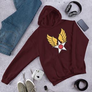 Vintage United States Air Force Emblem Unisex Hoodie
