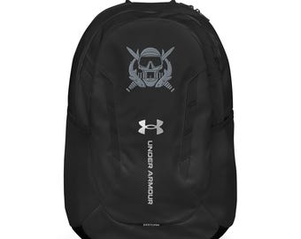 Mochila Under Armour® bordada com emblema de mergulhador de combate de operações especiais