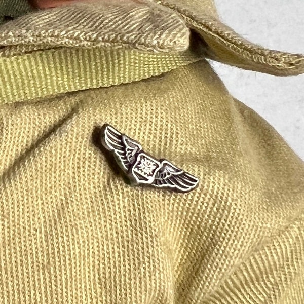 1/6 Scale  Air Force (USAF) Navigator Aviation Wings Highly Detailed Metal Lapel Pin