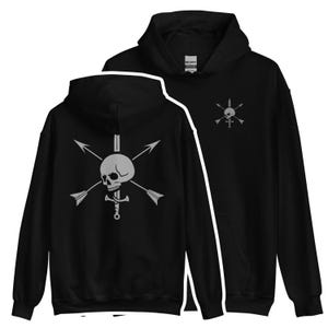 We trotseren de Special Forces van het leger | Nous Defions Skull Crossed Arrows Dagger, uniseks hoodie