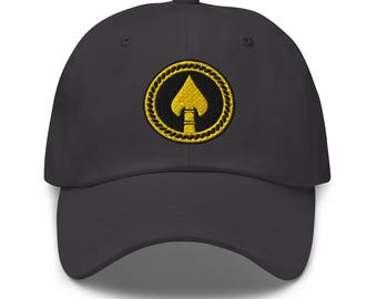 Gorra de papá bordada con el emblema del Centro de Actividades Especiales (SAC) de la CIA