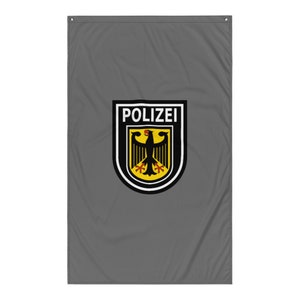 German GSG-9 Bundespolizei – Elite Counterterrorism Patch | Special Forces Emblem, Polizei Collectible Flag