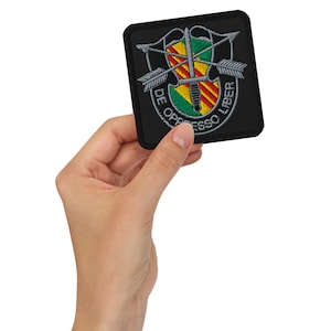 5th Special Forces Group Crest – De Oppresso Liber Green Beret Patch | US Army Spec Ops Emblem Embroidered patches