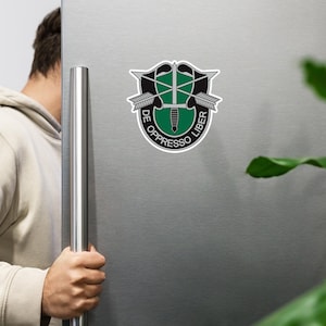 Aimant écusson Liber 10th Special Forces Group De Oppresso