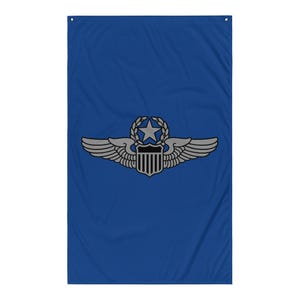 Asas de Piloto de Comando da USAF – Bandeira do Distintivo de Aviador Sênior da Força Aérea dos EUA