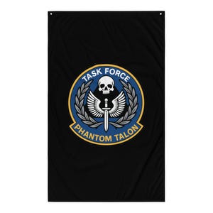 Task Force Phantom Talon Emblem Flag
