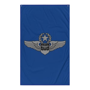 Asas de Navegador Mestre da USAF – Emblema da Força Aérea dos Estados Unidos | Bandeira de Escudo da Tripulação Aérea