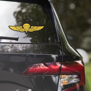 Navy and Marine Corps Parachutist Badge – Military Jump Wings Emblem – USN USMC Airborne Bubble-free stickers