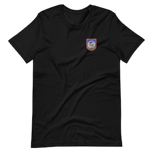 Camiseta unissex Flash and Crest do Tactical Air Control Party (TACP)