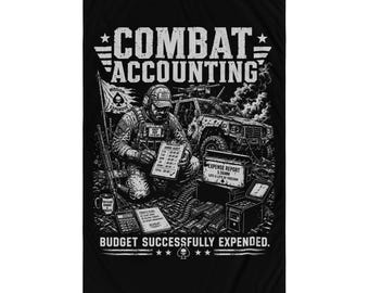 Combat Accounting Design | Budget Successfully Expended | Military Operator Ammo Audit Satire Flag