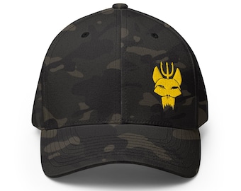 BRAVO Team Gold Emblem Embroidered Structured Twill Cap