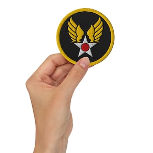 emblème des ailes de l'Armée de l'Air vintage | Insigne de l'aviation militaire | Écussons brodés symbole du patrimoine vétéran