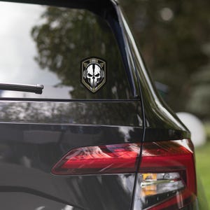 Ghost Operator Skull Emblem Tactical Military Morale Design Bubble-Free Sticker