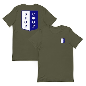 NATO SFOR Emblem Unisex t-shirt