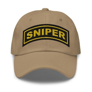 Sniper Tab Embroidered Dad hat