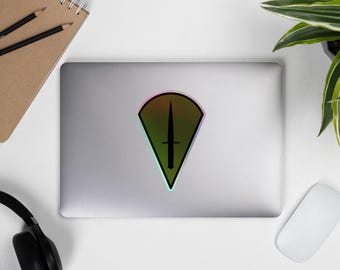 Emblema de Comando Británico – Parche de los Royal Marines / Insignia de las Fuerzas Especiales. Pegatinas holográficas.