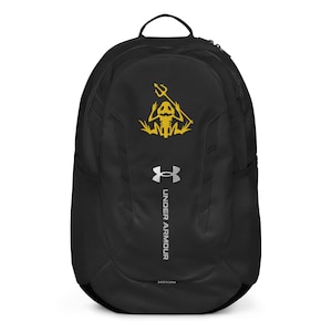 Frogman & Trident Skeleton Emblem | Bone Frog Amphibious Warrior | Tactical Frog Skull Embroidered Under Armour® Backpack