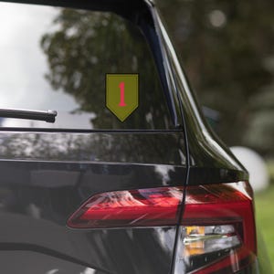 Army 1st Infantry Division Bubble-free stickers