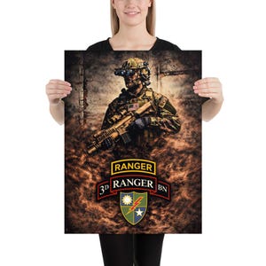 3rd Battalion 75th Ranger Regiment Poster | Elite U.S. Army Ranger Wall ...