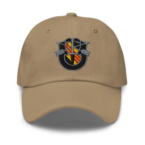 Parche de boina verde De Oppresso Liber, escudo del 5.º Grupo de Fuerzas Especiales / Emblema de Operaciones Especiales del Ejército de EE. UU., gorra bordada para papá