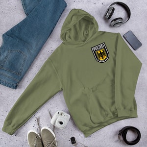 German GSG-9 Bundespolizei – Elite Counterterrorism Patch | Special Forces Emblem, Polizei Collectible Unisex Hoodie