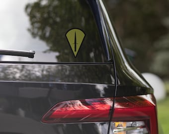 Emblema de comando británico: parche de los Royal Marines / insignia de las Fuerzas Especiales. Pegatinas sin burbujas.