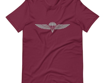 Israeli IDF Paratrooper Wings – Israel Defense Forces Airborne Badge | Paratrooper Emblem Unisex t-shirt
