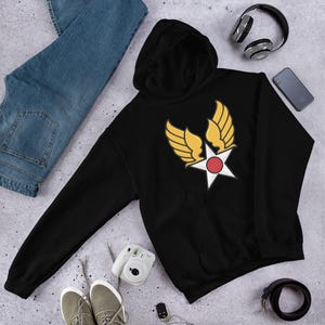 Vintage United States Air Force Emblem Unisex Hoodie
