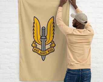 British Special Air Service SAS Gold Emblem | Who Dares Wins