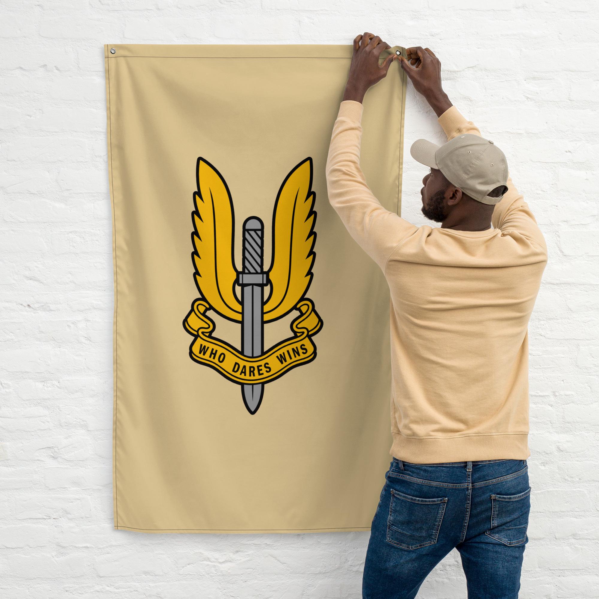 British Special Air Service SAS Gold Emblem | Who Dares Wins