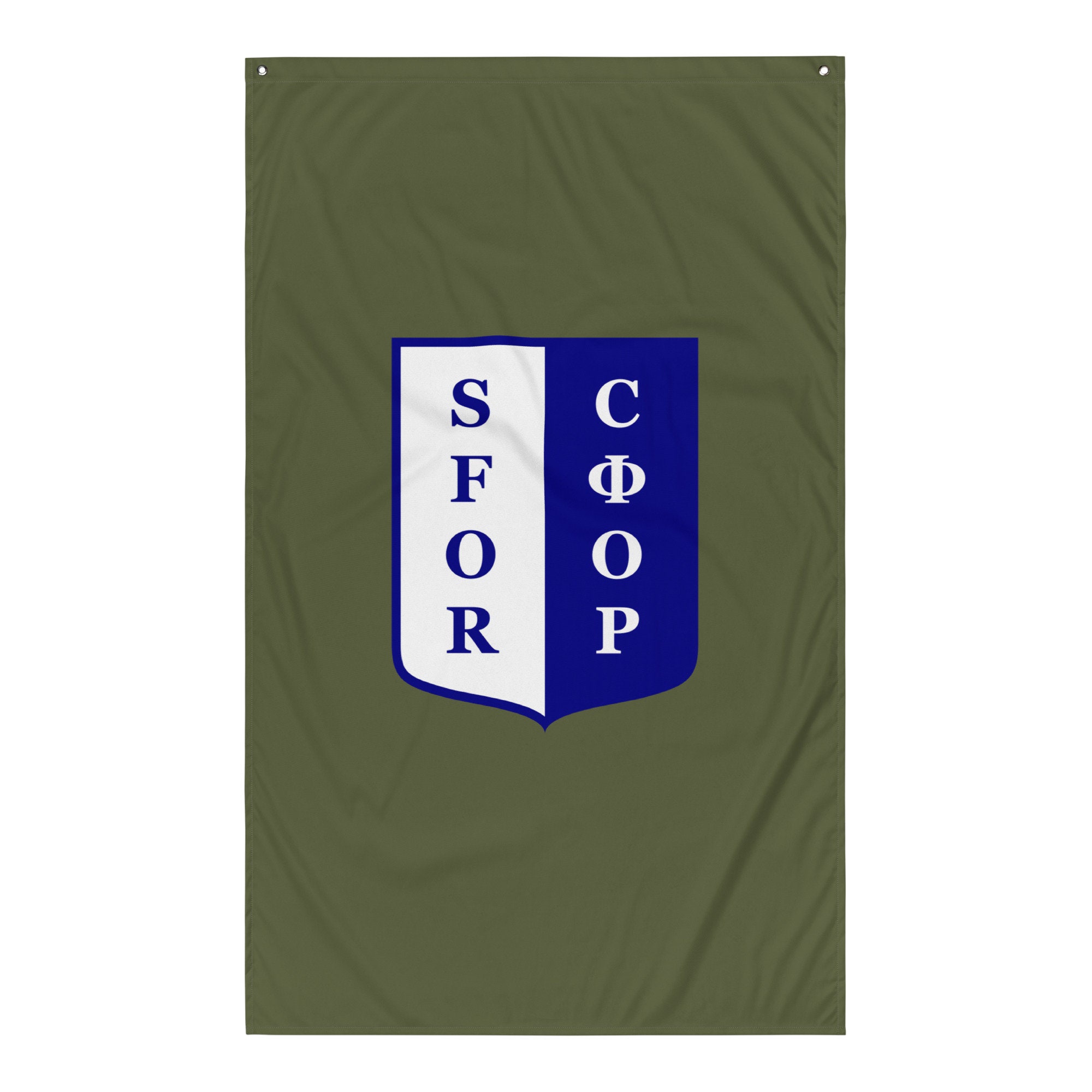 NATO SFOR Emblem Flag
