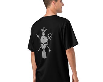 Emblema teschio medico delle forze speciali / Medico da combattimento tattico / Maglia da baseball per medico delle operazioni speciali