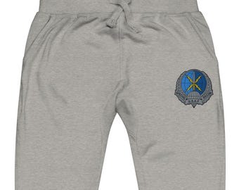 Emblemat rozpoznania specjalnego USAF (SR) | Rozpoznanie specjalne sił powietrznych | Haftowane unisexowe spodnie dresowe z polaru z herbem SR