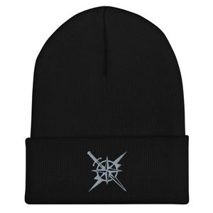 USAF Special Warfare Emblem – Compass, Sword & Lightning Bolt Symbol | Air Force AFSPECWAR Inspired Design Embroidered Beanie