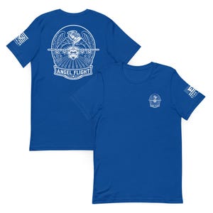 ANGEL FLIGHT – USAF C-130 Memorial Tribute Emblem – Military Aviation Honor Design Unisex t-shirt