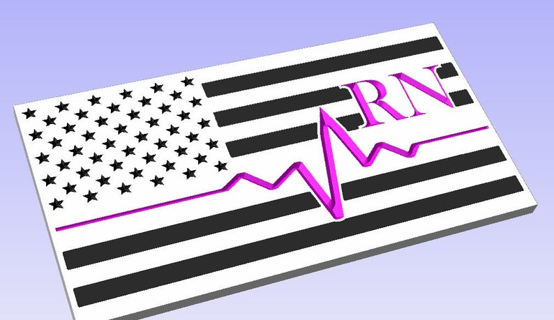 Download Nurse RN Heartbeat American Flag Tribute Svg-Eps-Dxf-Pdf ...
