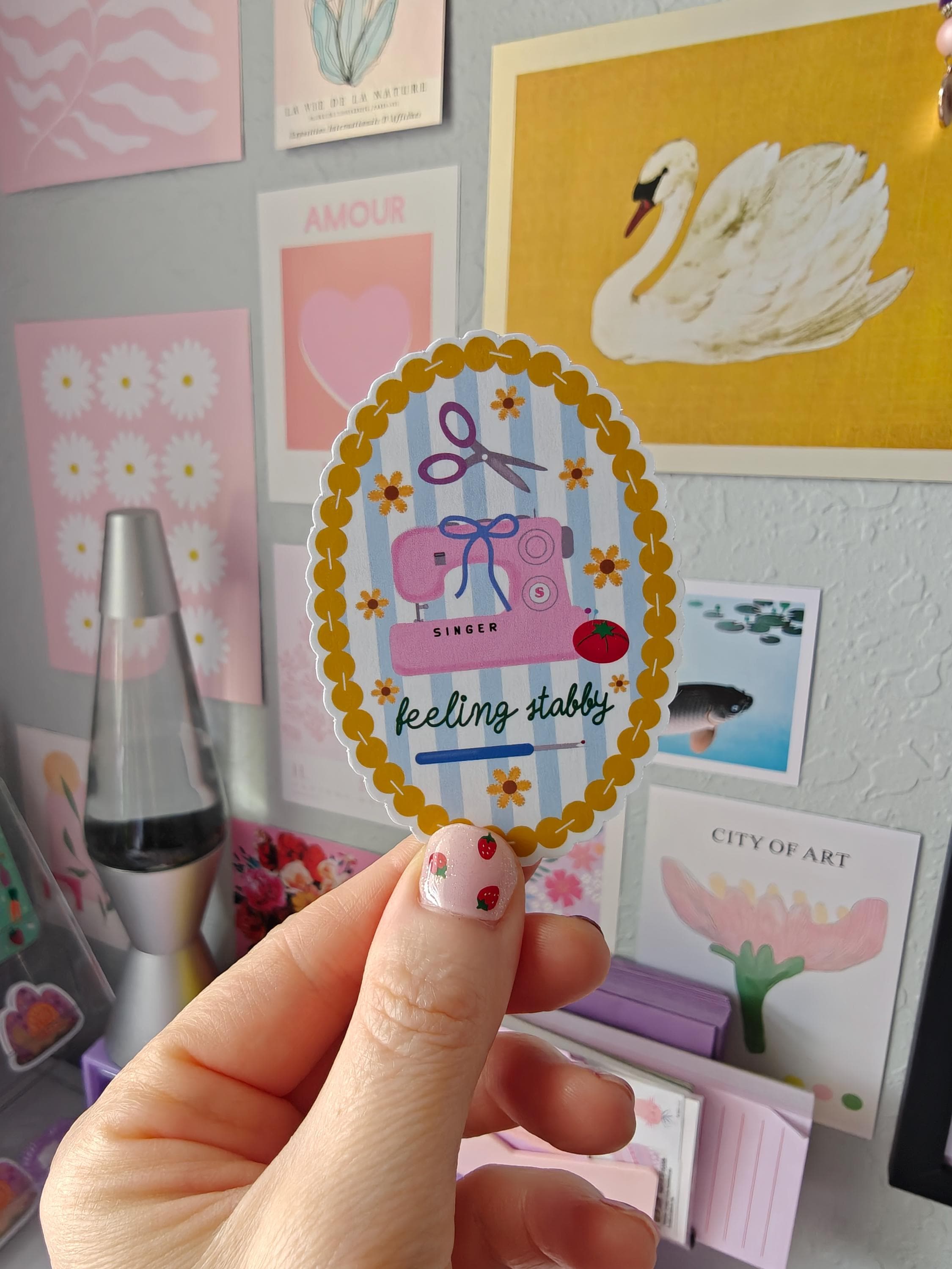 Sticker Freteling Funny Sewing Sticker