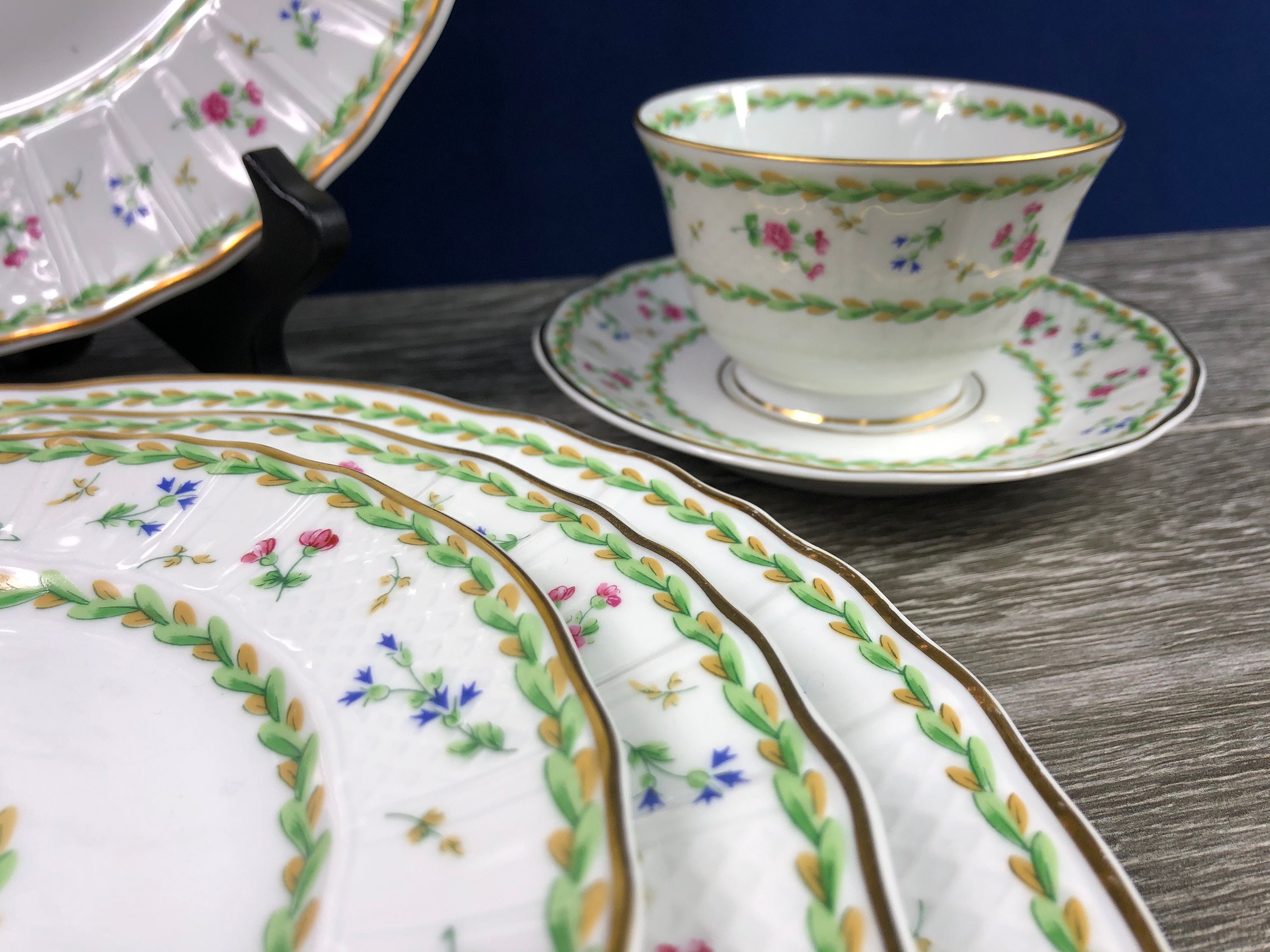 Artois Vert Bernardaud Vintage French Limoges Dinner Plates Etsy UK