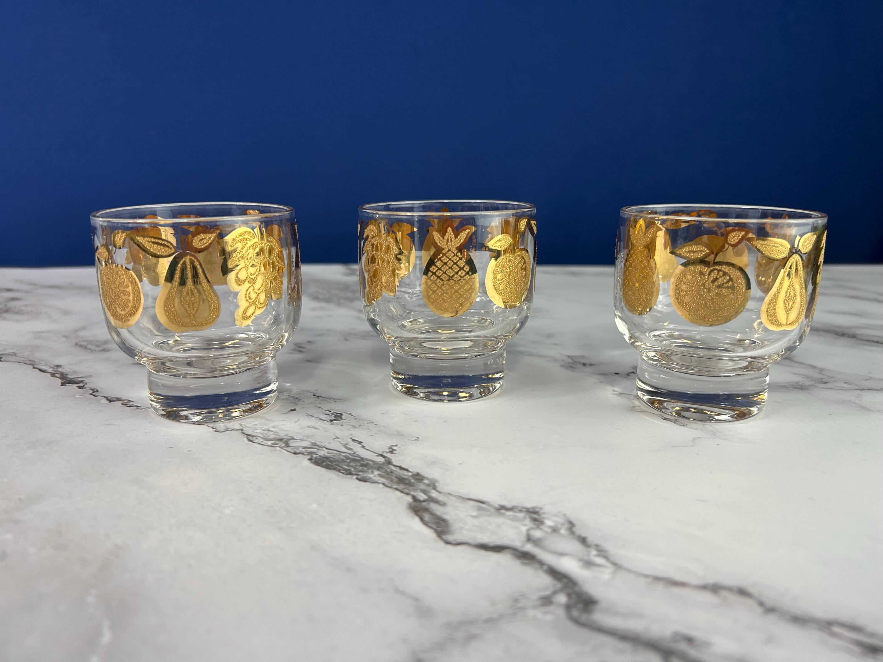 Gold Pineapple Cocktail Glasses - Etsy display picture 1