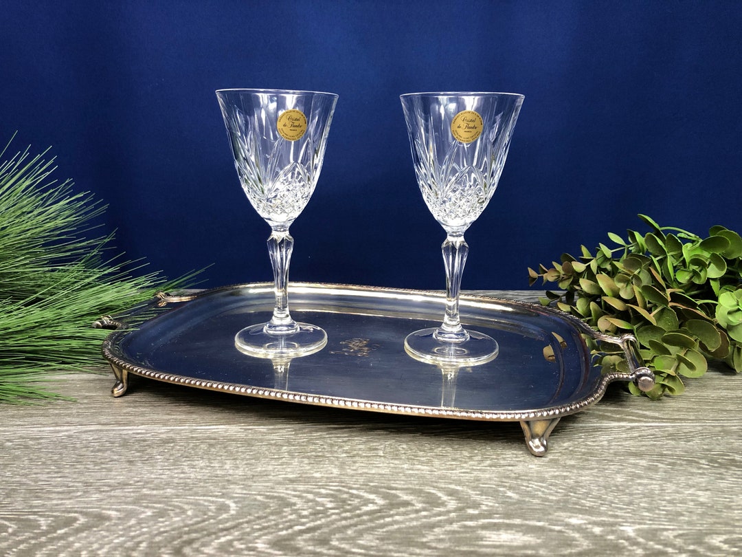 Salzburg Cristal De Flandre Fluted Champagne Glasses, Set of 4 - Nostalgia  2 Now