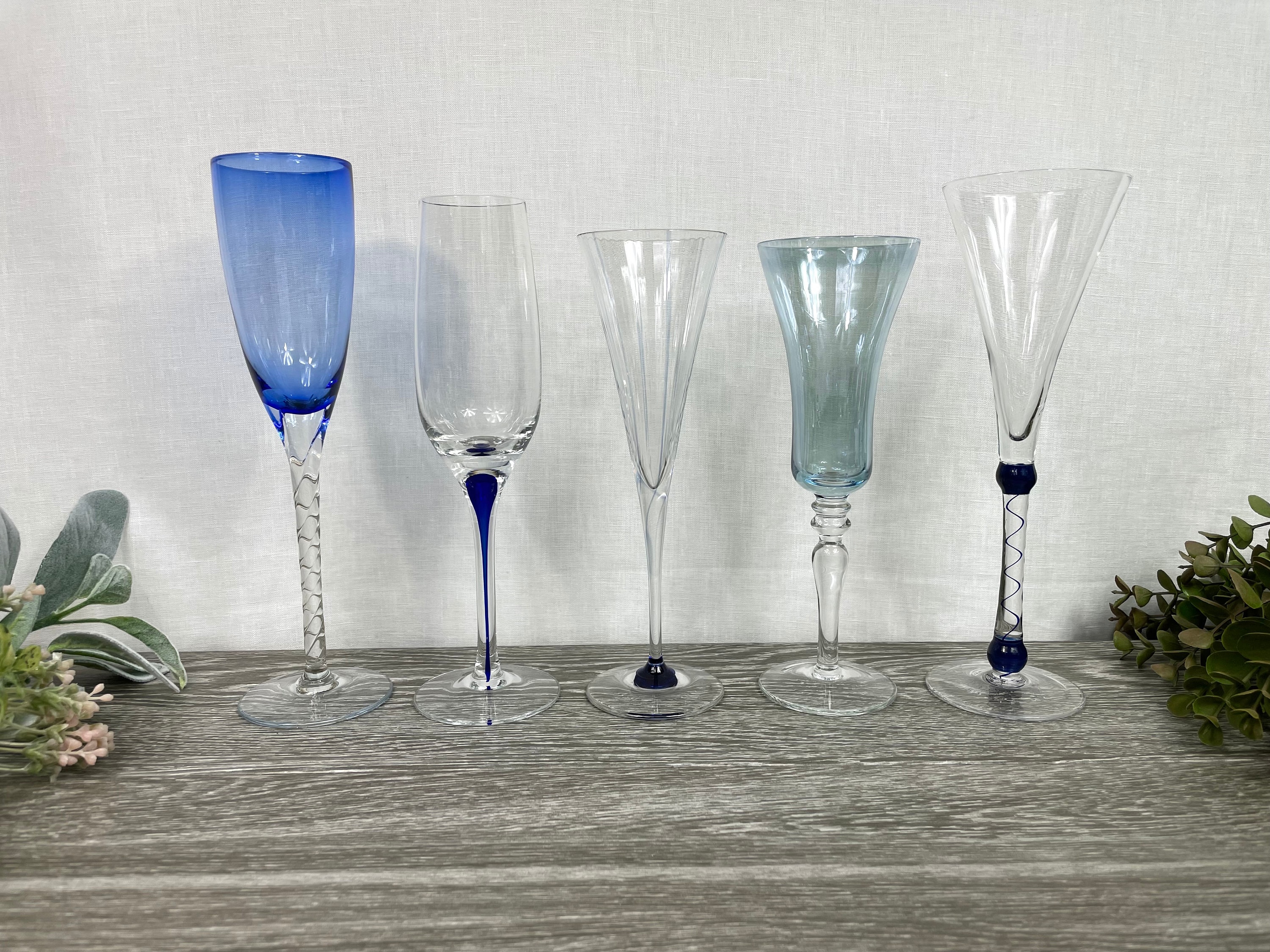 Vinglacé Champagne Flute - Cool Blue