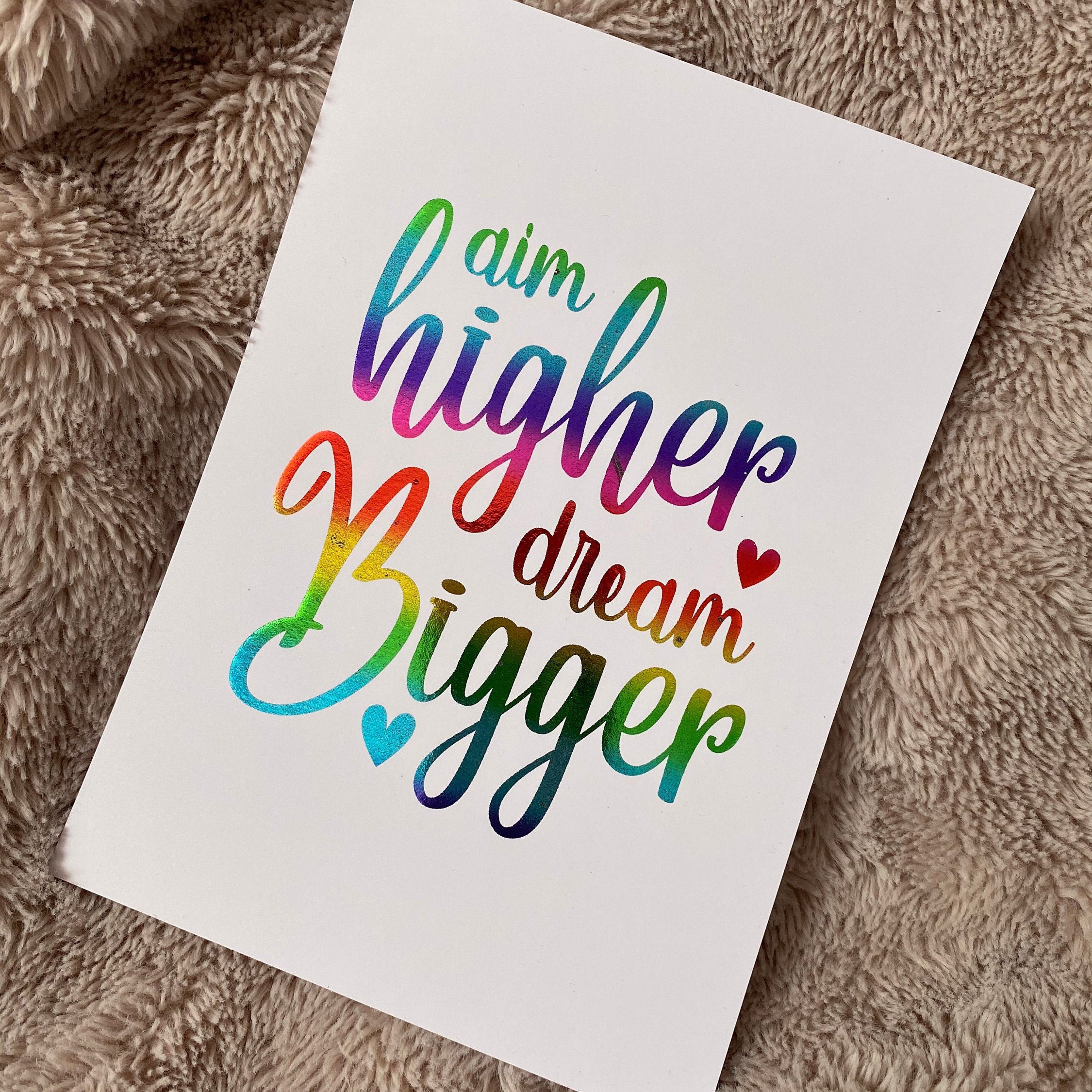 dream big aim high essay