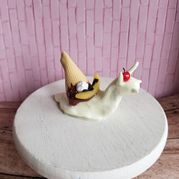 Ice Cream Snail: Banana Split