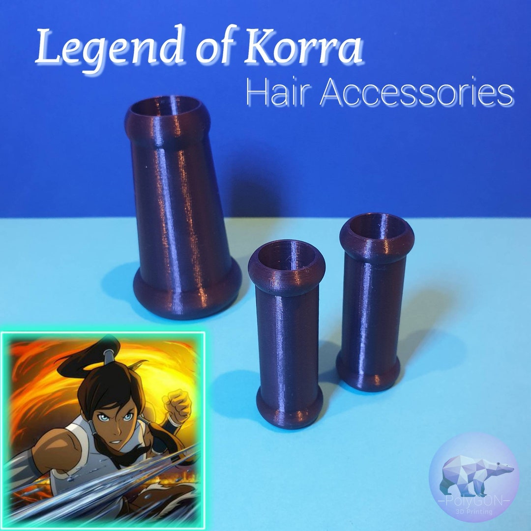 Korra Hair Accessories Legend of Korra Cosplay Etsy