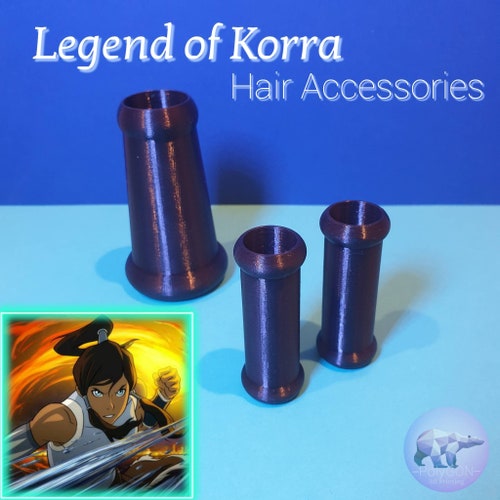 Korra Hair Accessories Legend of Korra Cosplay Etsy